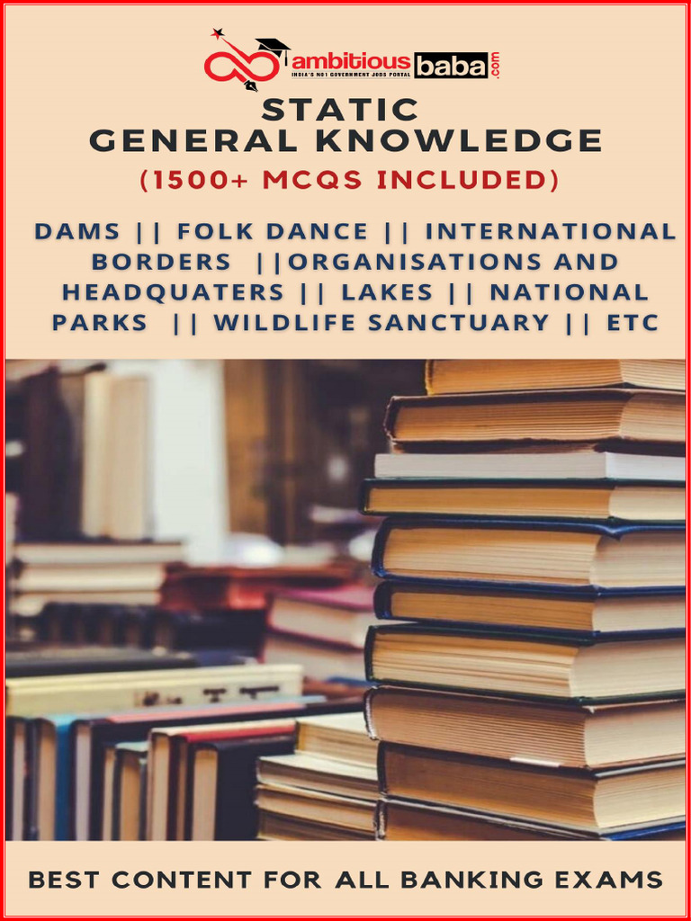 Static GK Topics for Competitive Exams | PDF