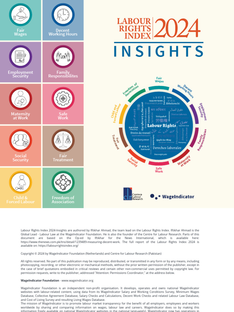 Labour Rights Index 2024 Insights | PDF | Cost Of Living ...