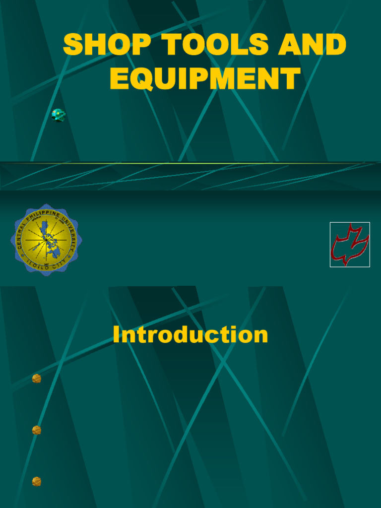 Chapter 04 - Shop Tools and Equipment | PDF | Nut (Hardware) | Sheet Metal
