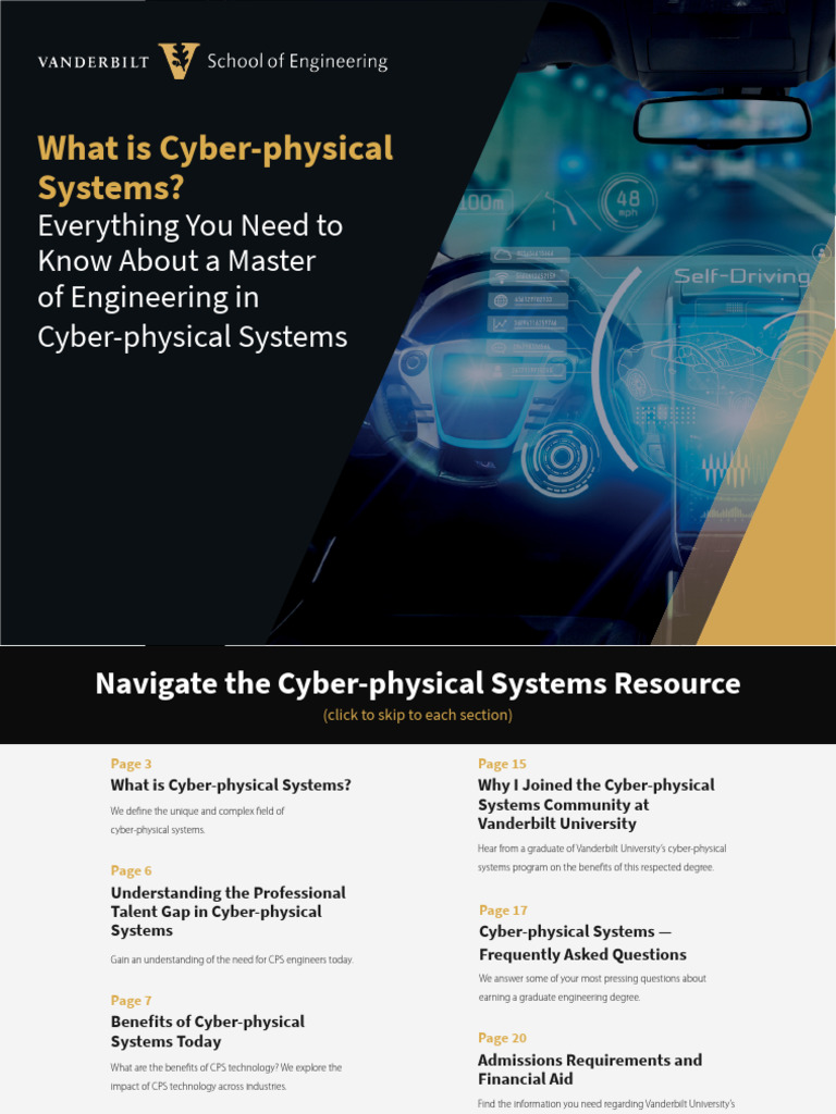 Cyber-Physical Systems Overview and Degree | PDF | Internet Of Things ...