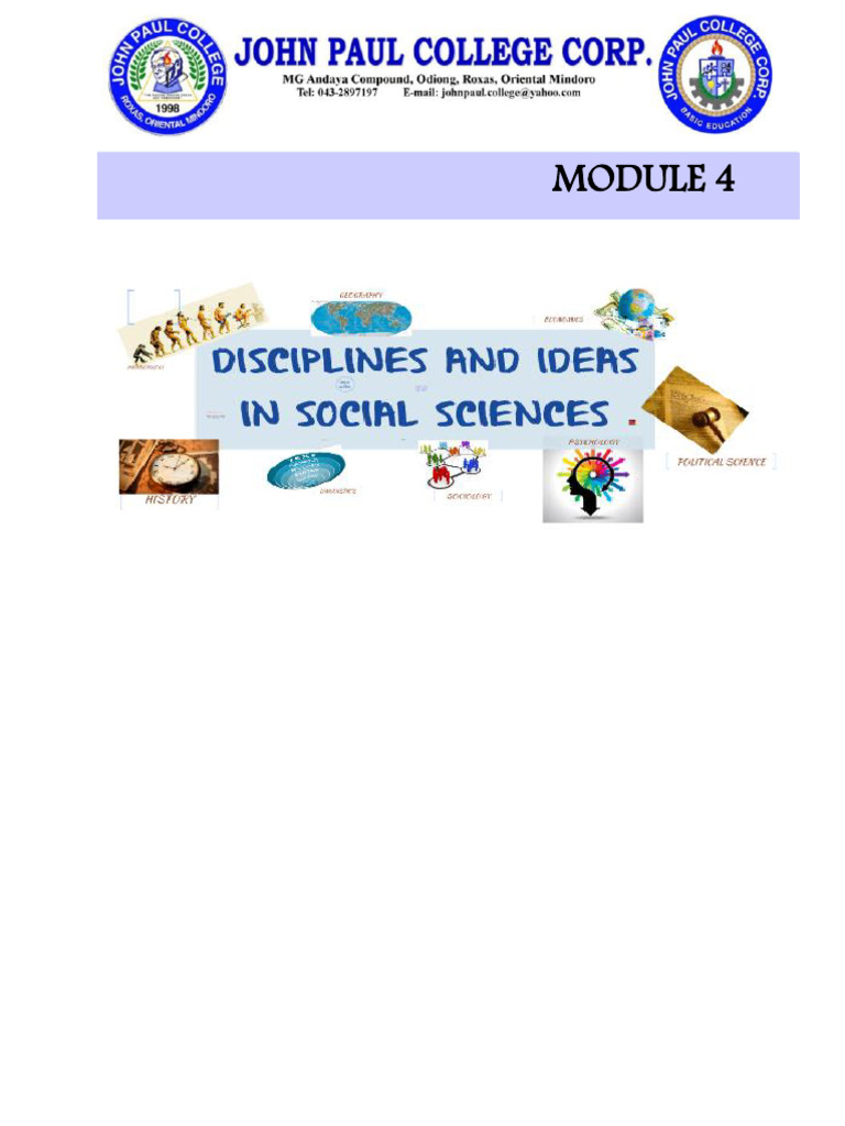 Module 4. Diss | PDF | Sociology | Social Sciences