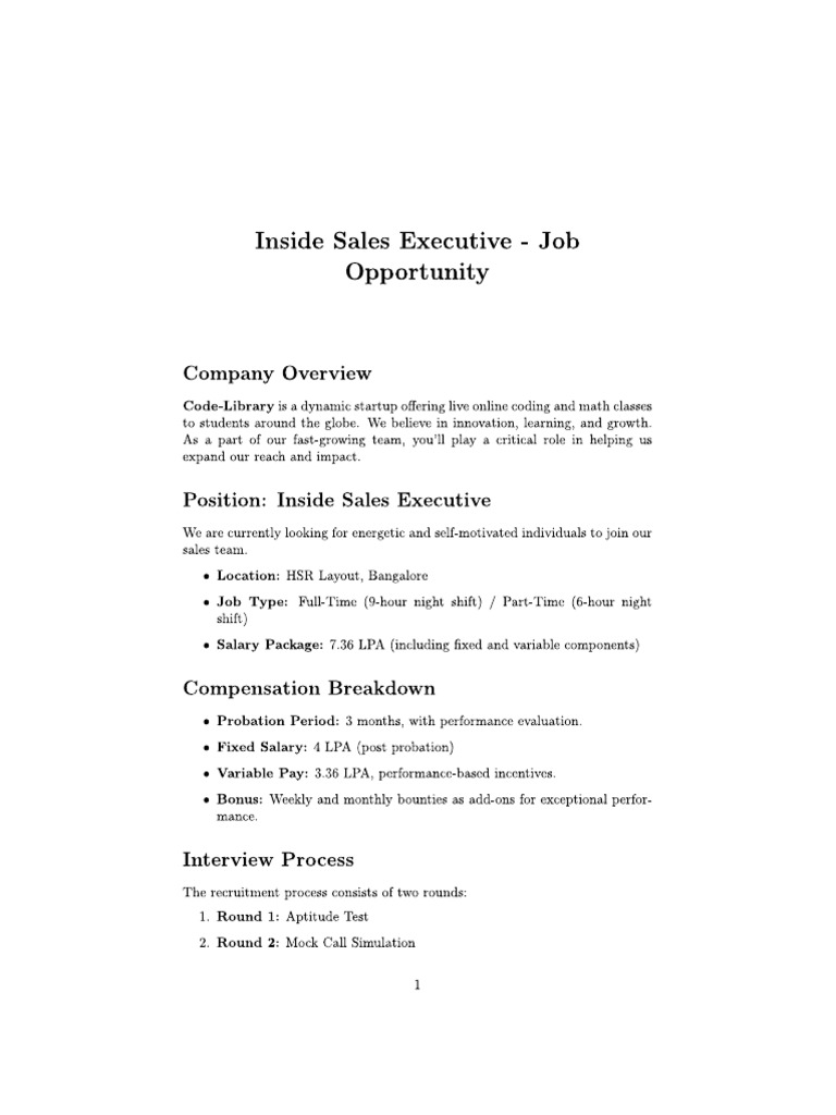 JD Sales | PDF