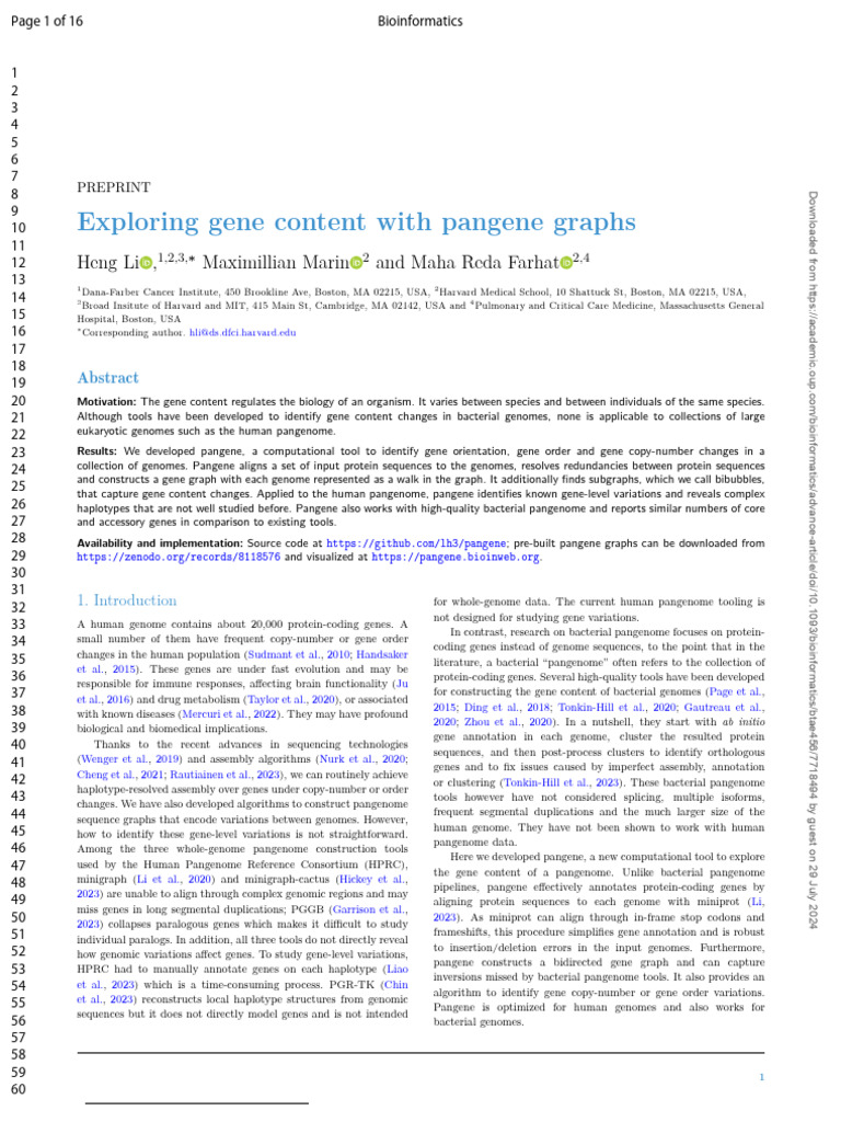 Li, Marin, Farhat - 2024 - Exploring Gene Content With Pangenome Gene ...