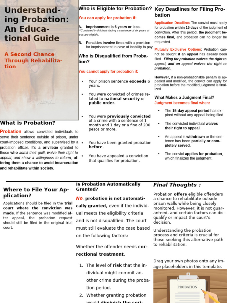 Probation Draft Pdf Probation Misconduct