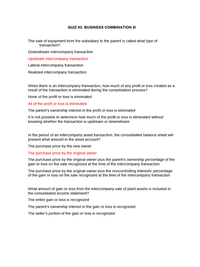 Buscom Theories Exam Pdf Net Income Depreciation