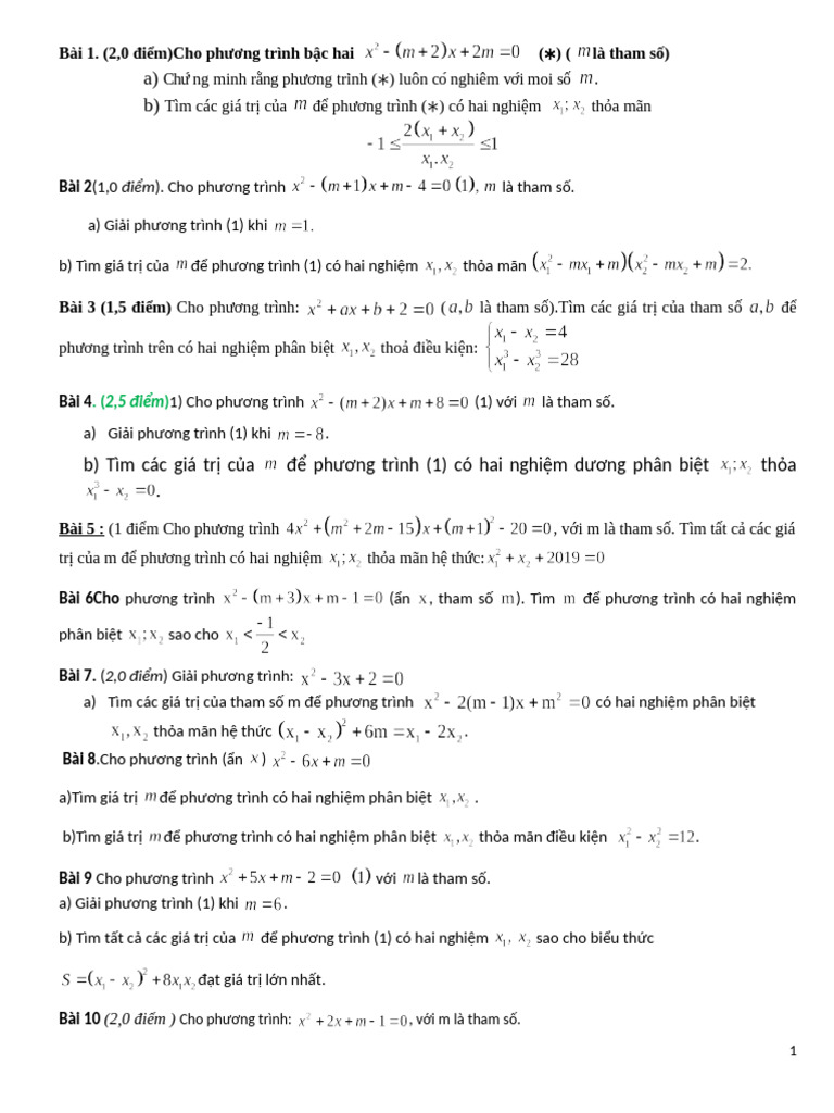 Bai Tap On Tap Vi Et Vao Lop 10 HAY | PDF
