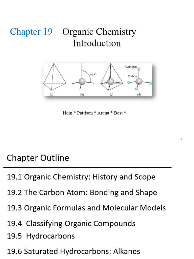 Overview of Organic Chemistry Concepts | PDF | Chemistry | Organic ...
