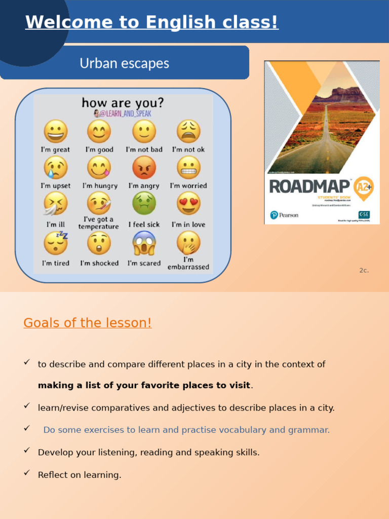 Roadmap 2+ 11. Lesson 3a - Urban Escapes 1 | PDF | Vocabulary | Learning
