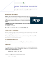 Purdue OWL - APA Formatting and Style Guide