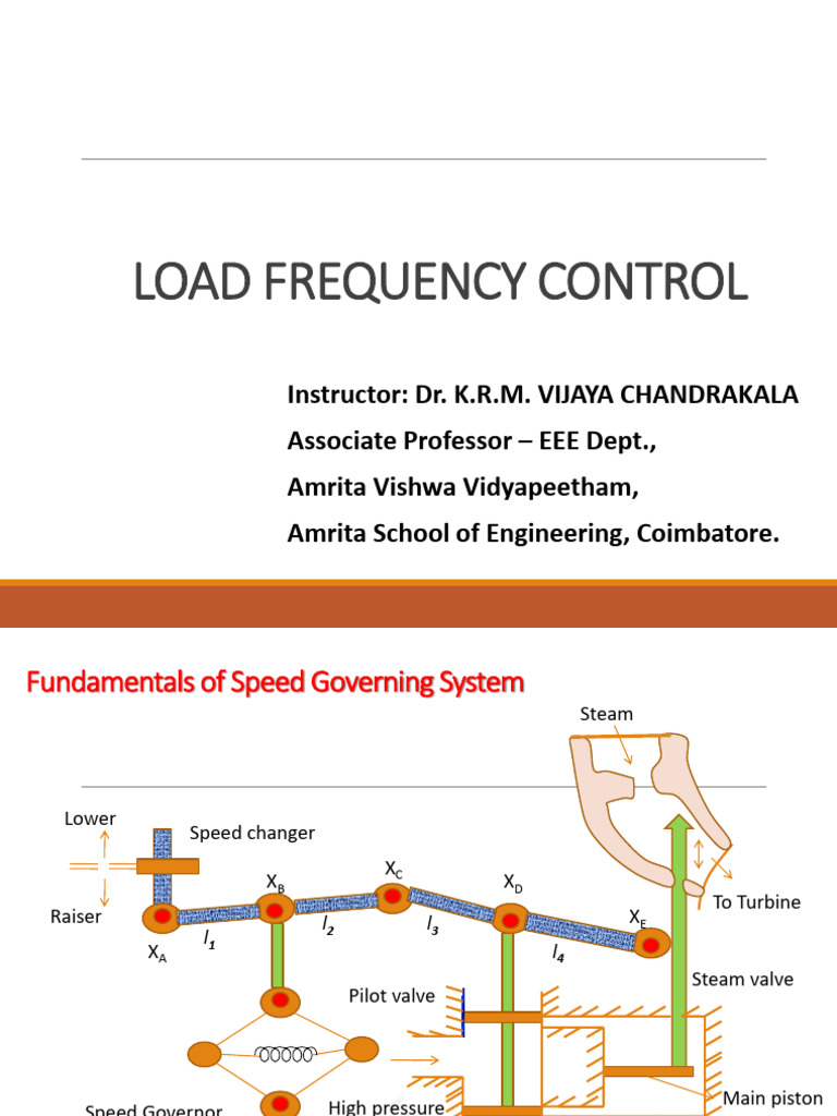 Class - 12-Load Frequency Control and Economic Load Dispatch | PDF ...