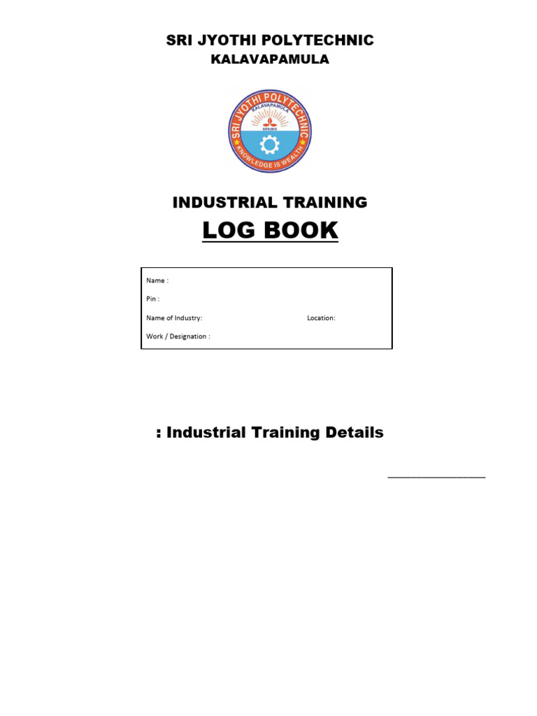 Logbook Format | PDF | Educational Assessment And Evaluation | Evaluation