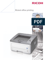 Ricoh Aficio SP3300D SP3300DN Brochure