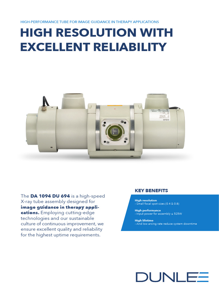 High-Performance X-Ray Tube Assembly | PDF | Electrical Engineering ...