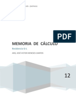 Memoria de Calculo - Casa G-L