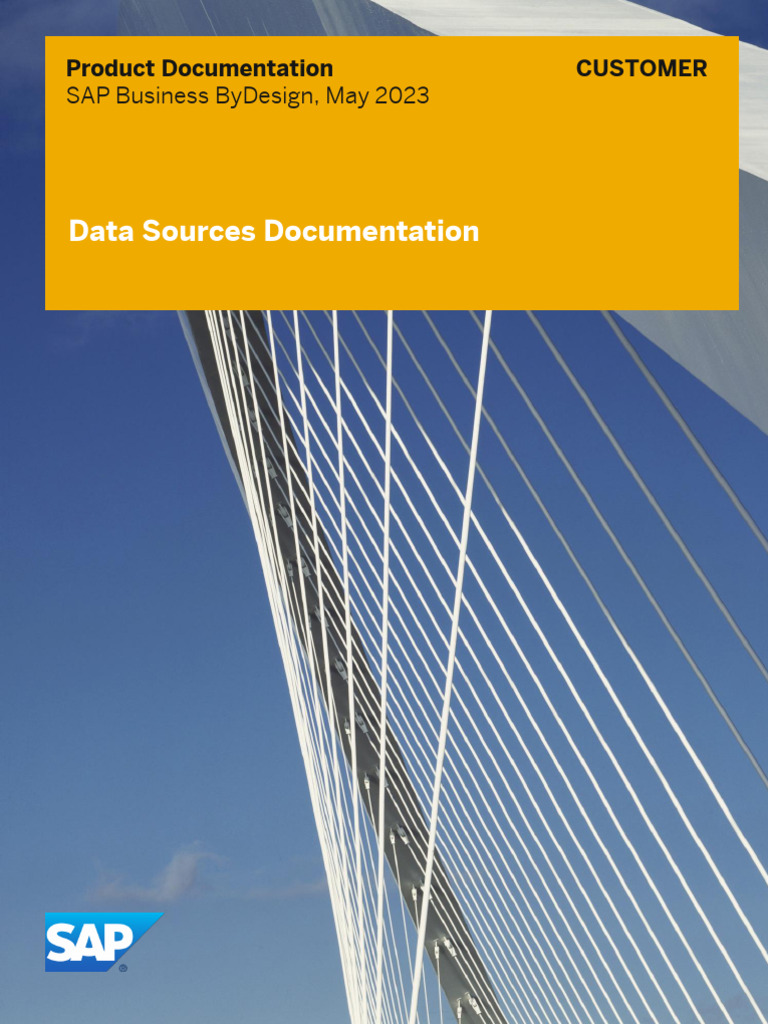 SAP Business ByDesign Data Sources Guide | PDF | Invoice | Debits And ...