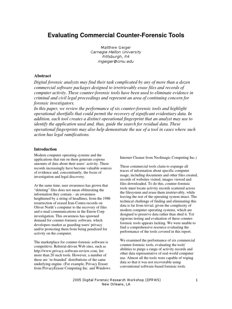 COUNTER File System Computer File