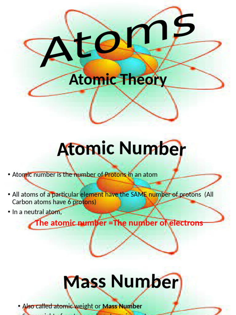 Understanding Atomic Theory and Isotopes | PDF | Isotope | Atoms