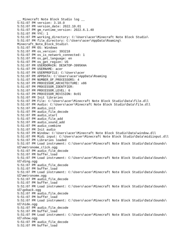 Log | PDF | Software | System Software