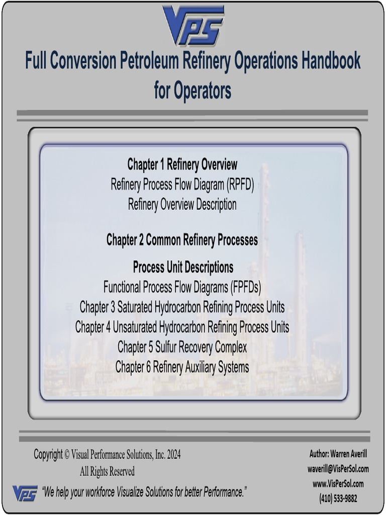 Petroleum Refinery Operations Handbook | PDF | Oil Refinery | Cracking ...