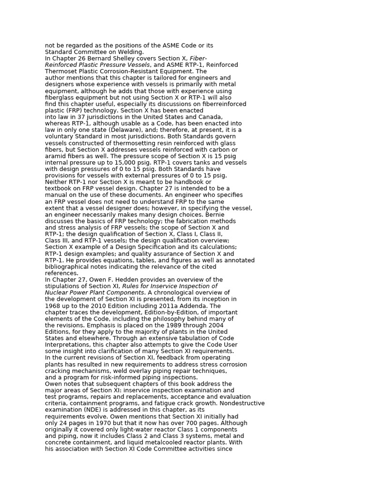 Not Be Regarded As The Positions of The ASME Code or Its | PDF ...