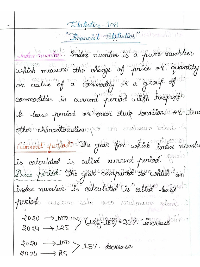 Stat-108 All Notes Till 23-11-2024 | PDF
