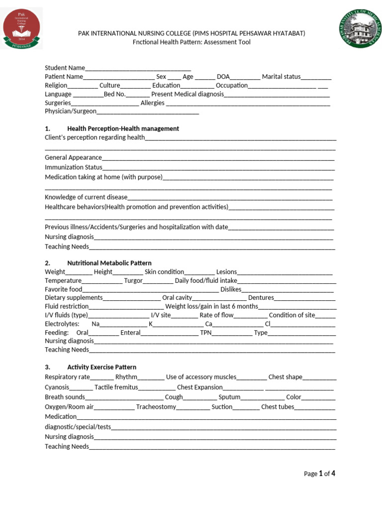 Nursing Assessment Tool for PIMS | PDF | Clinical Medicine | Medical ...