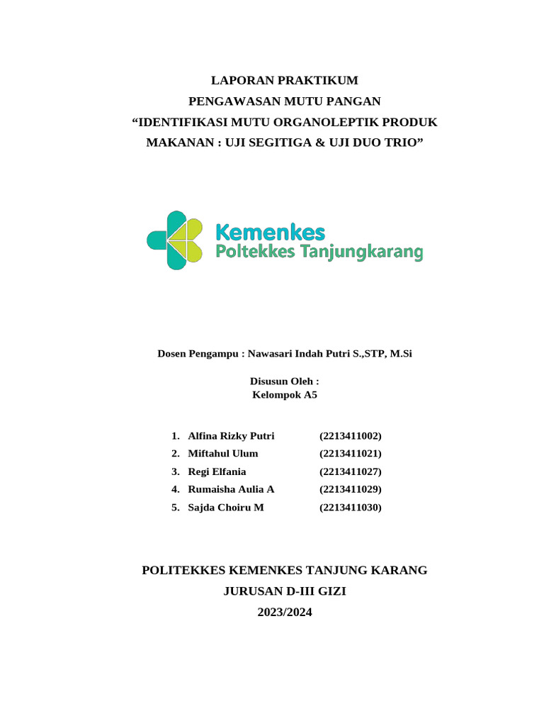 A5 - Laprak Uji Segitiga Dan Duo Trio | PDF