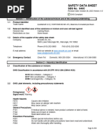 Goo Gone Safety Data Sheet Summary | PDF | Occupational Safety And ...