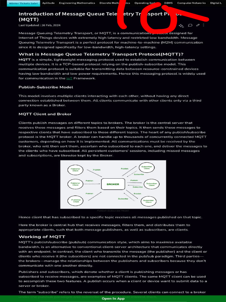 Understanding MQTT Protocol for IoT | PDF | Computer Network ...