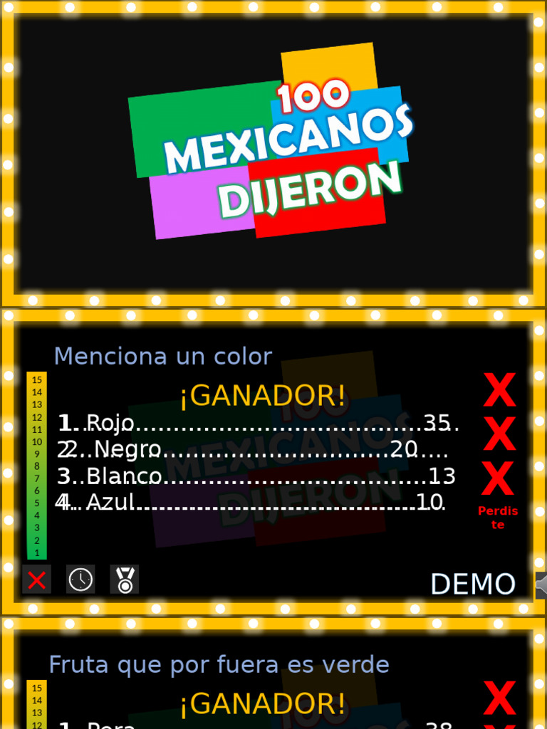 100 Mexicanos Dijeron: Respuestas y Rondas | PDF