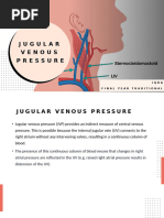 JVP Examination Techniques and Findings | PDF
