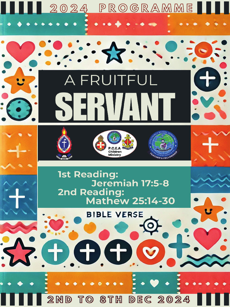 PCEA Children's Ministry Program 2024 | PDF | Prayer | Blessing