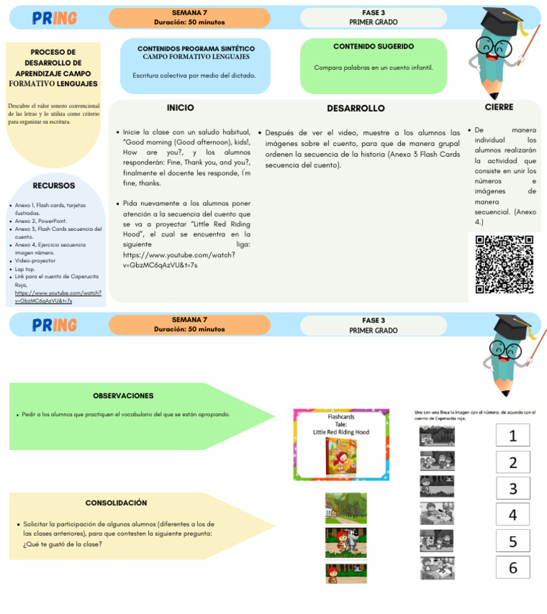 Ficha 7 - PRIMERO - PRING | PDF | Aprendizaje | Cognición