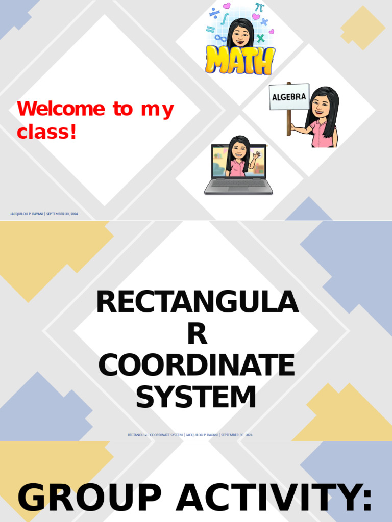 Rectangular-Coordinate-System G8 | PDF | Cartesian Coordinate System ...