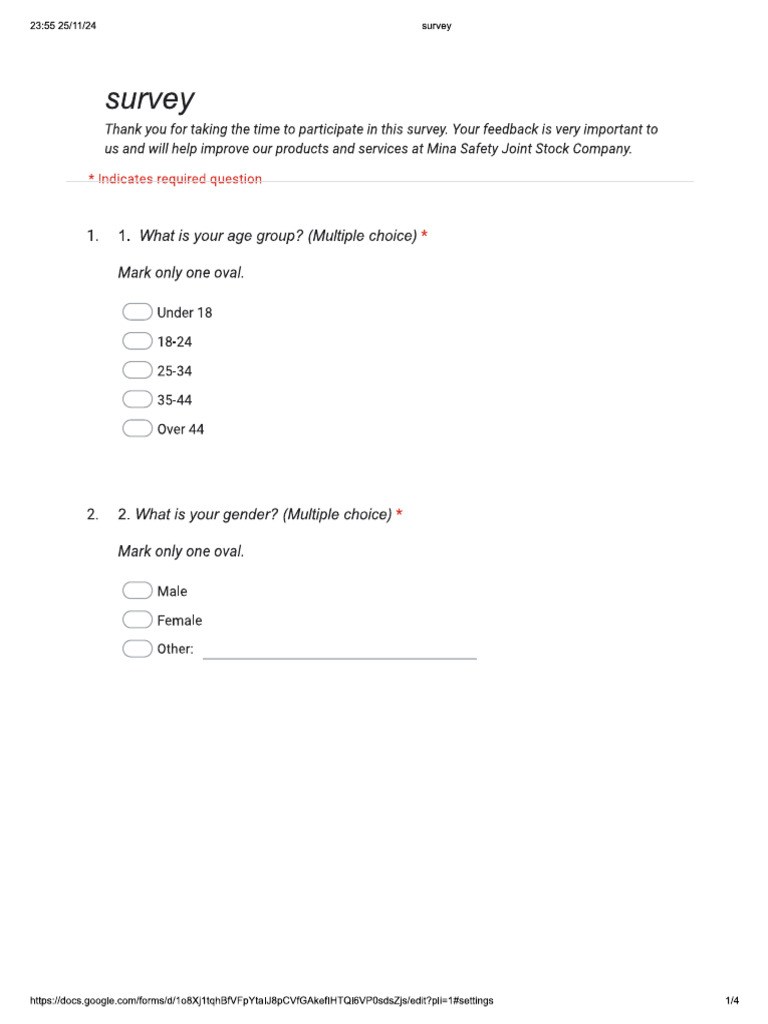 Survey | PDF