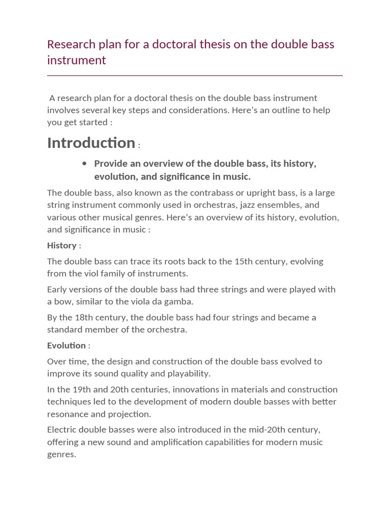 Document (2) Conterbas | PDF | Double Bass | String Instruments