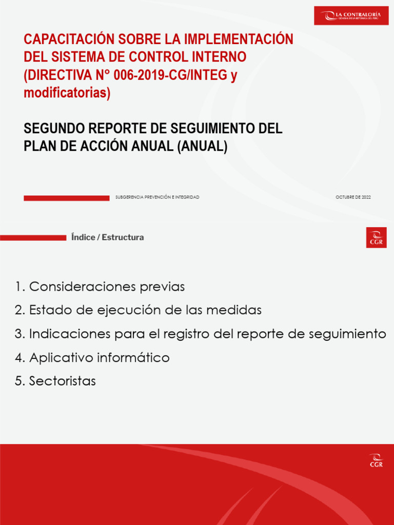Seguimiento del Plan de Acción Anual 2022 | PDF | Informática