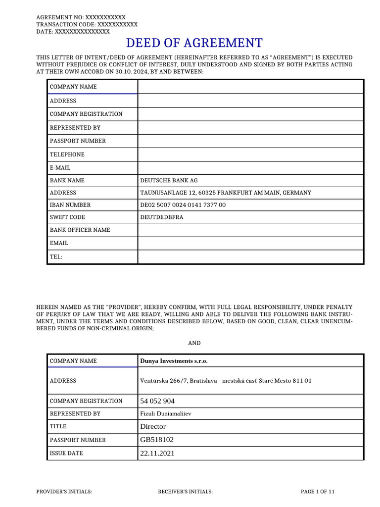 DOA DUNYA - MANGROVE 105 Final | PDF | Letter Of Credit | Banks