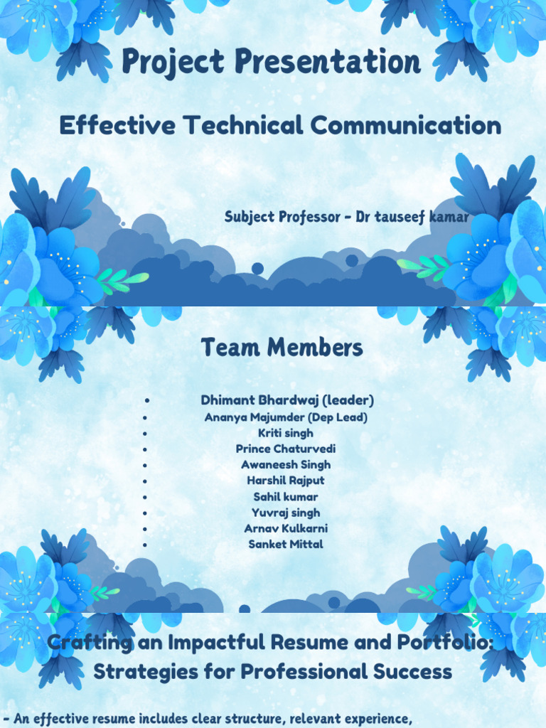 Project Presentation | PDF