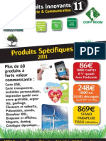 Tarif Produits Imprimes STAND Plaque Artek 2011