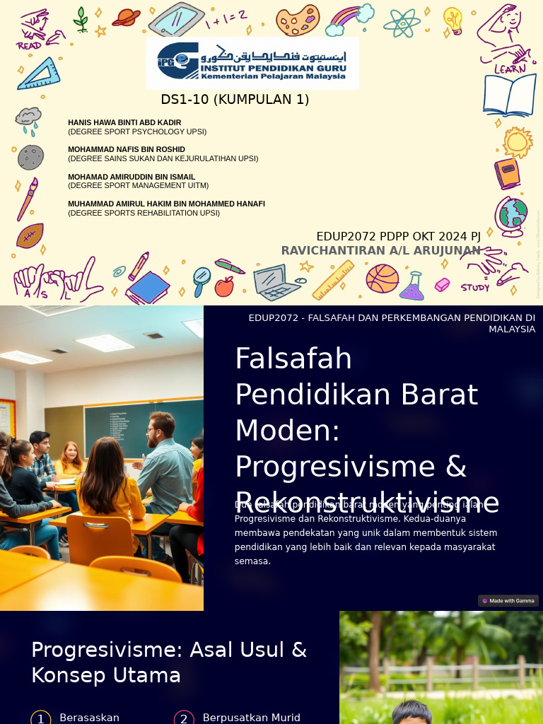 Progresivisme & Rekonstruktivisme Pendidikan | PDF