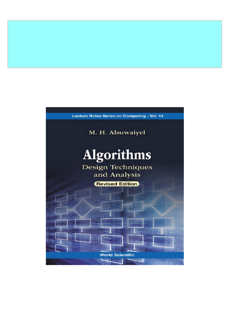 Ebooks file algorithms design techniques and analysis m h alsuwaiyel