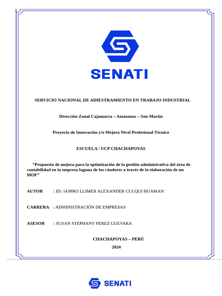 Mejora en Gestión Administrativa de Contabilidad | PDF | Business ...