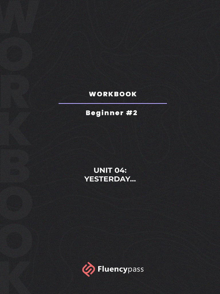 Unit 04 - Workbook | PDF