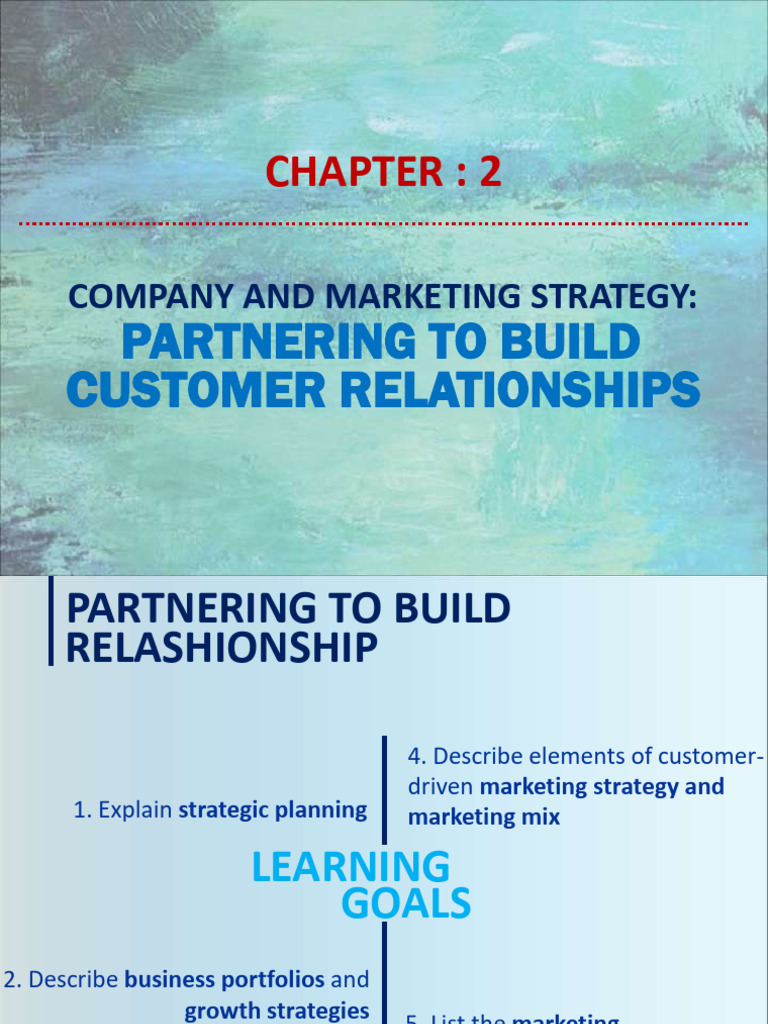 Chapter 2 | PDF | Marketing | Marketing Strategy