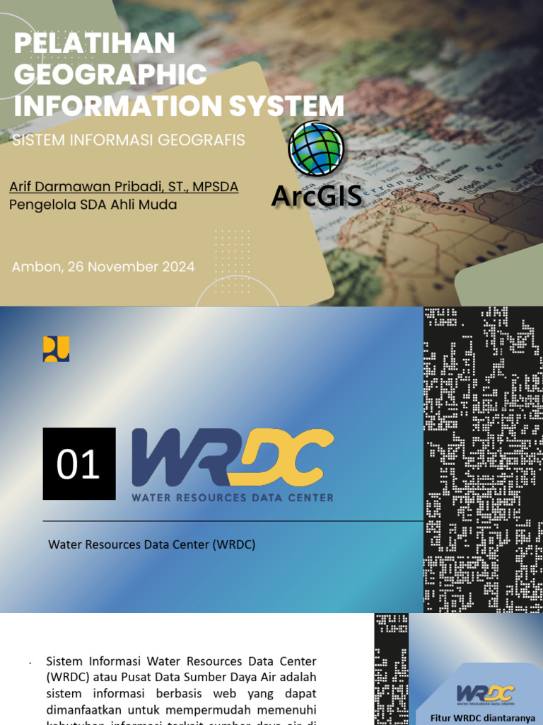 Pelatihan GIS dan Sertifikasi WRDC | PDF