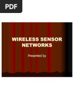 Wireless Sensor Networks