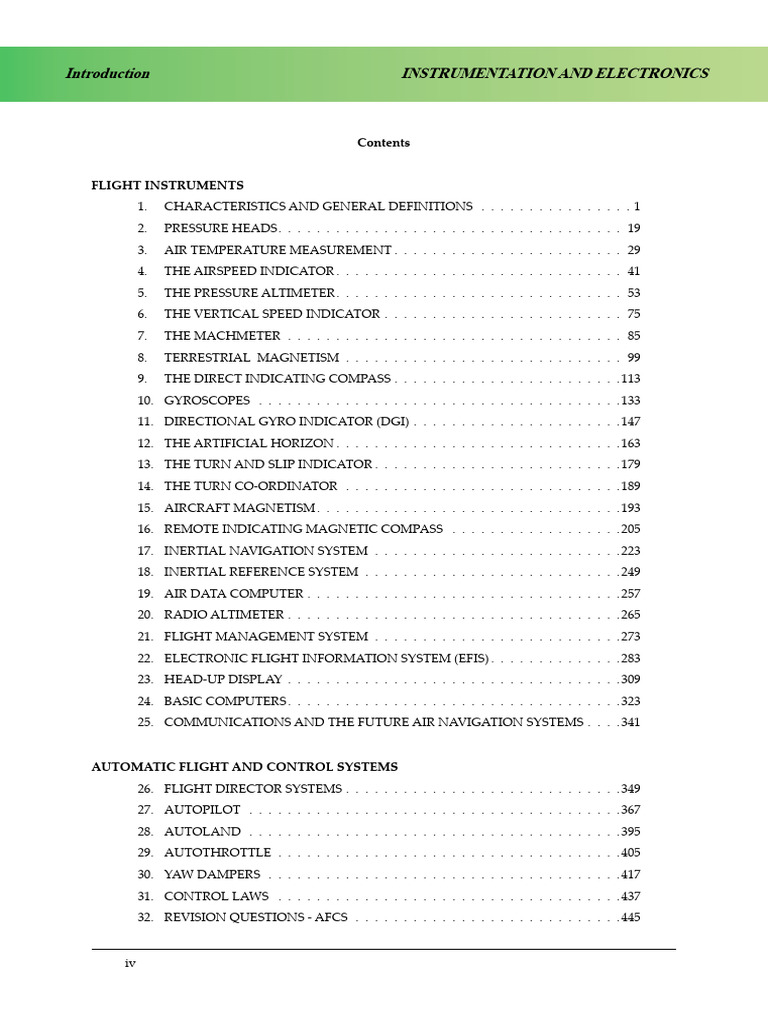 Flight Instruments Overview and Definitions | PDF | Airspeed | Aerospace
