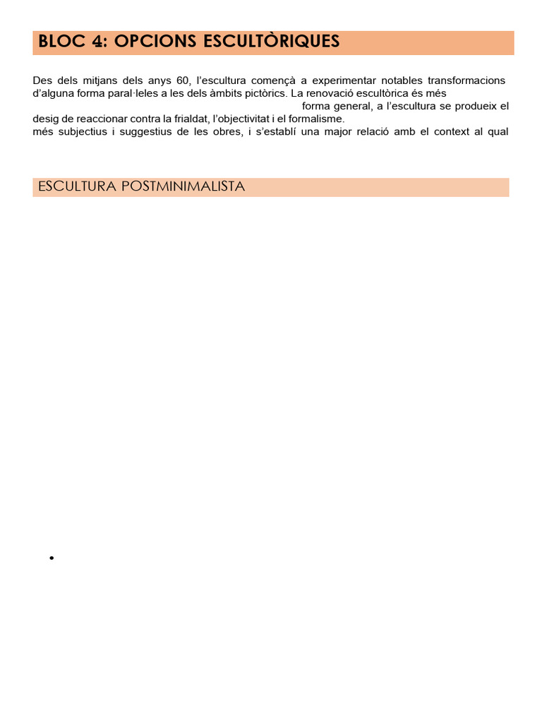 Bloc 4 Art Actual | PDF