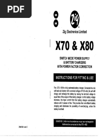 Zig X7 - X70 - X80 Manual PDF